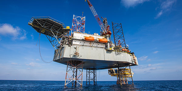 Neutrarust is perfect for keeping Oil Platforms in safe working condition.